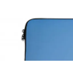 Papagaai - Vliegen - Blauw - Geel laptophoes neopreen klein -detail