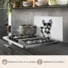 Hondje - Wijnglas - Zonnebril - Enthousiast keuken achterwand spatscherm klein -usp_FR