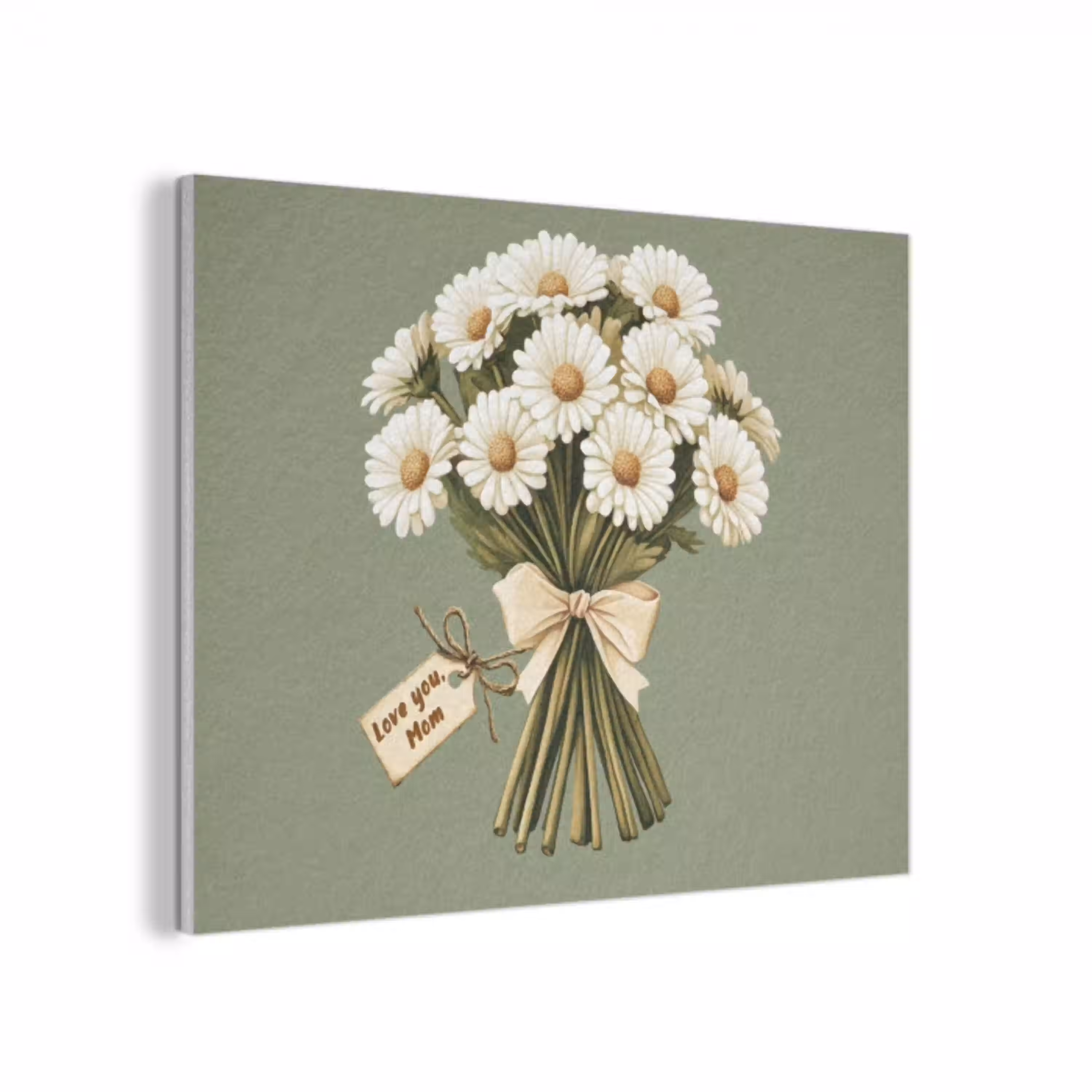Lint - Boeket - Groen - Quote PET vilt klein -3d