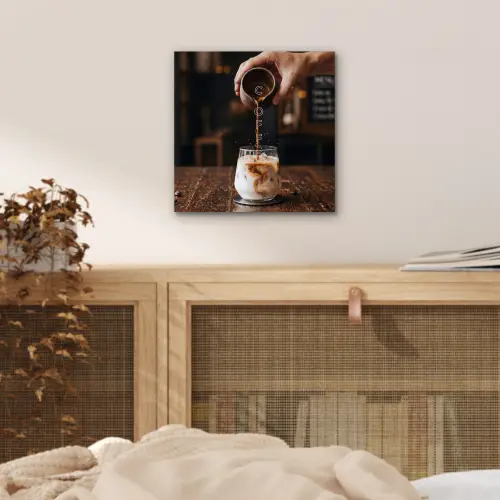Espresso - Melk - Café aluminium wit klein -sfeer3