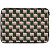 Vlechtpatroon - Groen - Roze - Geometrisch laptophoes neopreen klein 279 -zkaufland3dotto