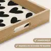 Hartjes - Zwart - Beige Dienblad Rechthoek middel -USP_HandgreepNL
