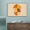 Cirkels - Geel - Minimalistisch canvas 2cm klein -sfeer4