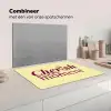 Cherish every moment - Cocktailglas - Geel Inductie beschermer vinyl 3mm klein -wsfeer7_website