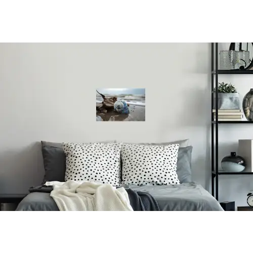 Schelp - Strand - Blauw - Zee Muursticker klein -slaapkamer