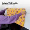 Geel - Rolschaatsen - Patroon Inductie beschemer met haakjes klein 777 -ky-ophangen-nl