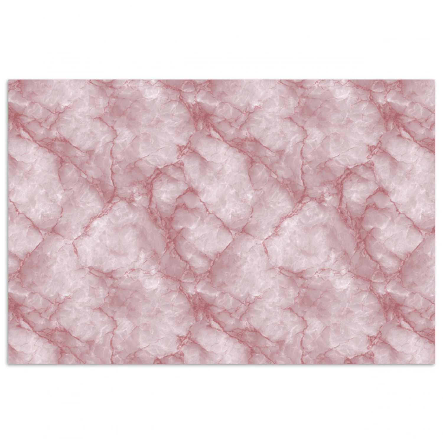 Roze - Kwartsmarmer - Aders poster papier klein 62 -3d