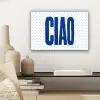 Ciao - Stippen - Roze - Wit canvas 2cm klein -sfeer6