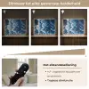 Golven - Blauw - Schuim Light Box met batterij (Wandlamp) middel -USP_dimbaarNL