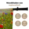 Lente - Bloemen - Rood - Klaproos - Gras - Groen Wandkleed katoen middel -sfeer2