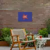 Slow down you're doing fine - Ster - Blauw Tuinposter op houten frame 2 cm dik klein -sfeer3