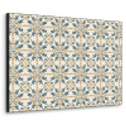 Patroon - Klassiek - Kleurrijk Textielframe zwart klein 947 -3d