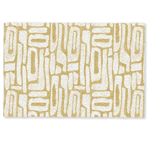 Zandkleur - Wit - Patroon Deurmat klein 898 -zkaufland3d