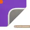 See the good - Oranje - Paars - Smiley Badmat klein -USP_AntislipNL