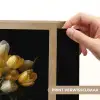 Geel - Tulpen - Vaas - Bloemen Light Box met batterij (Wandlamp) middel -USP_websiteprintNL