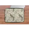 Bloem - Vogel - Kleurrijk laptophoes neopreen klein 279 -tafel