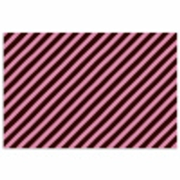 Strepen - Roze - Bruin poster papier klein 62 -3d
