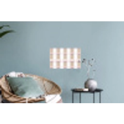 Ruitpatroon - Aardetinten - Minimalistisch Muursticker klein 286 -plant