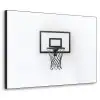 Basketbalbord - Minimalistisch - Zwart Textielframe zwart klein -3d