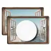 Doorkijk - Helmgras - Duinen - Zee - Landschap Placemat vinyl groot -zzsfeer2_Kitchenyeah-website