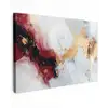 Rood - Abstract - Goud - Modern canvas 2cm klein -z3d