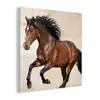 Paard - Galop - Energie plexiglas 5mm klein -z3d