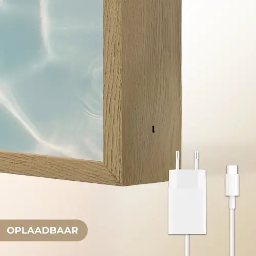 Zeesterren - Golvend water - Rustgevend Light Box met batterij (Wandlamp) middel -USP_websiteoplaadbaarNL