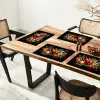 Groente - Peper - Knoflook - Graffiti - Verf - Kleurrijk Placemat vinyl groot -zzsfeer4_Kitchenyeah-website