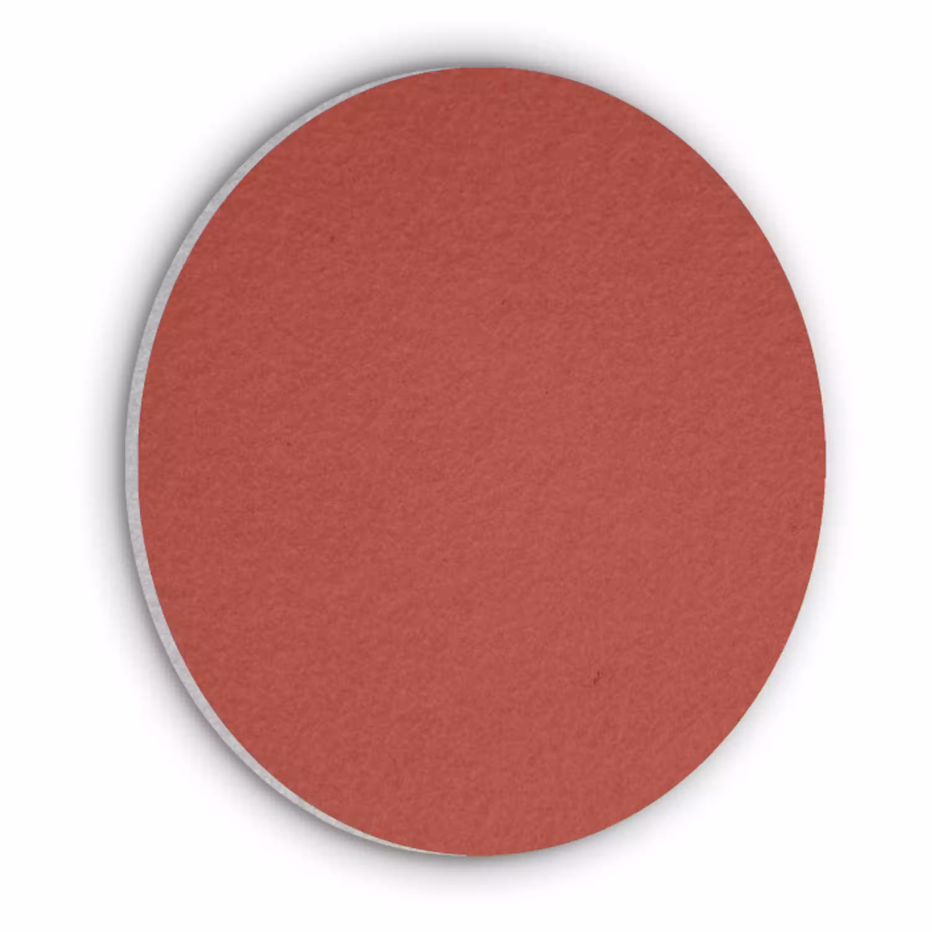 Deep - Crimson - Rood Akoestische PET Vilt - Rond klein 838 -3d
