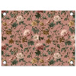 Bloemen - Klassiek - Roze tuinposter los doek klein 239 -3d