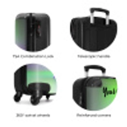 Neon Nicky NBS - Handbagage koffer - Kinderen Unisex middel zzzzzzzbolletjes_ENG
