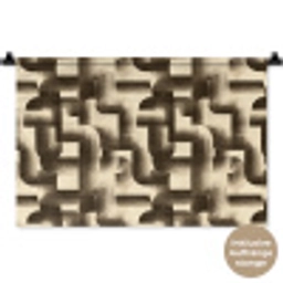 Abstract - Retro - Zwart Wandkleed katoen klein 269 -t3d_DE