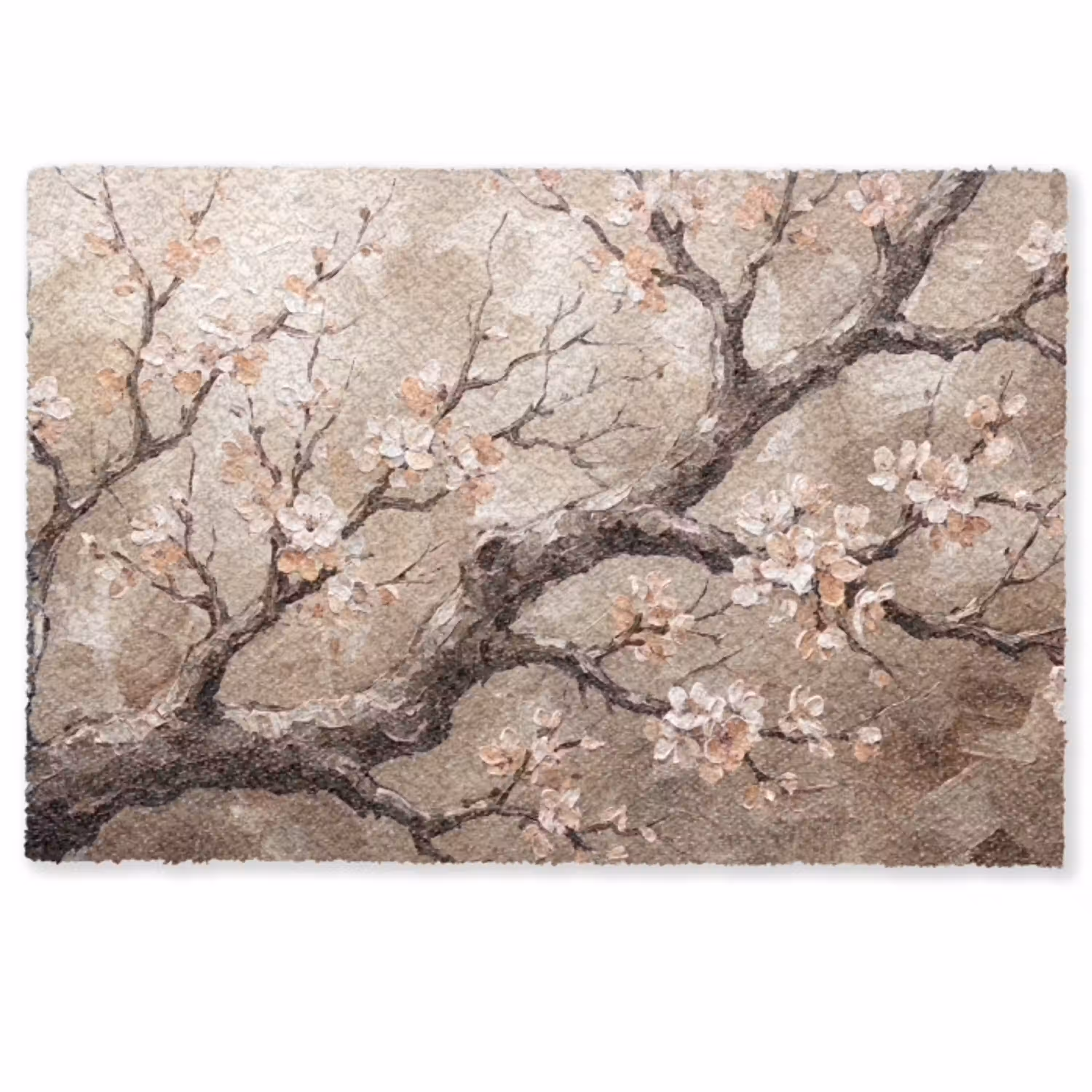 Bloesem - Takken - Schilderij - Beige - Serene Deurmat klein -zkaufland3d
