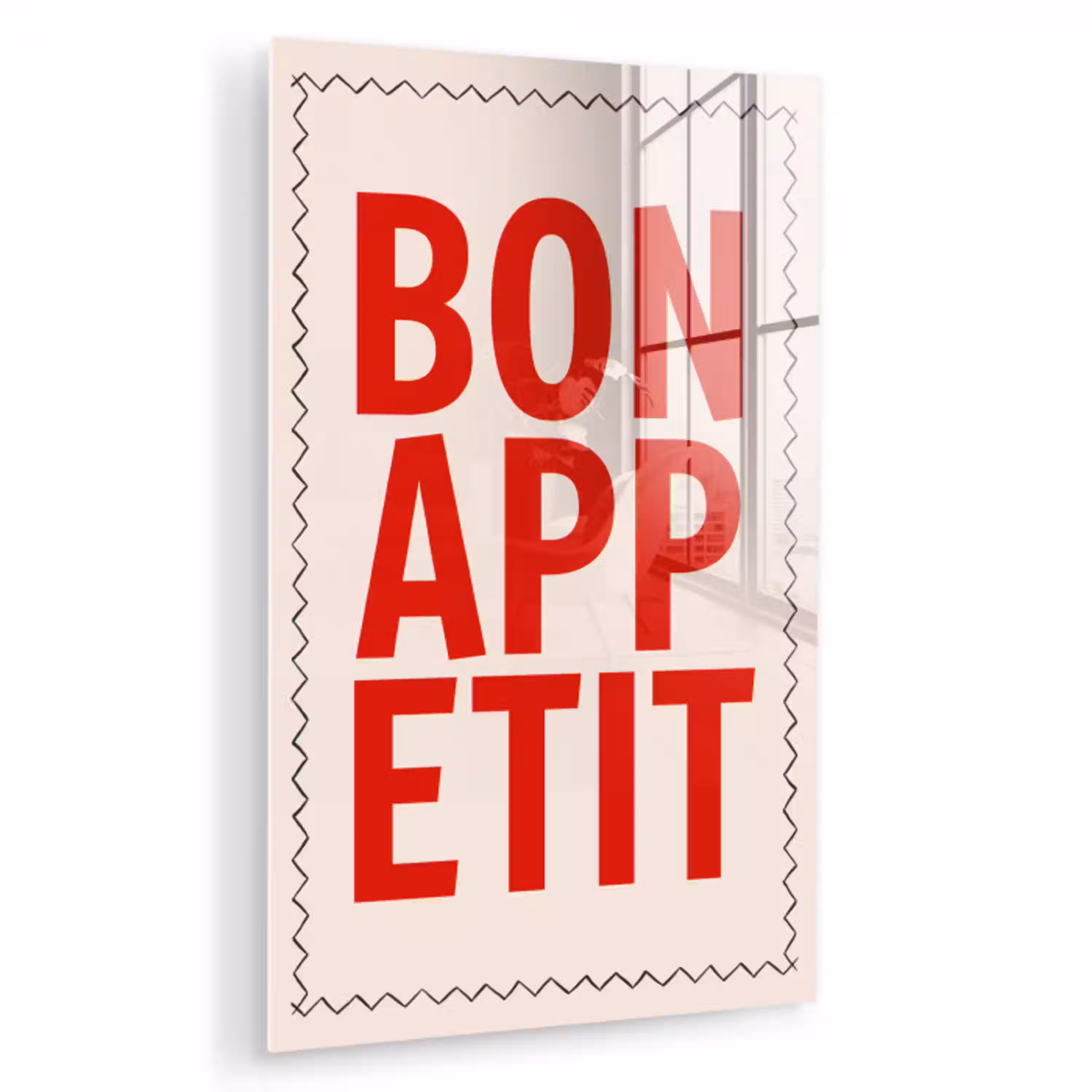 Blokletters - Rood - Kartelrand plexiglas 5mm klein -zzzproduct_nieuw
