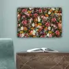 Bloemen - Vlinder - Design - Kunst - Abstract - Schilderij - Oude meesters canvas 2cm klein -sfeer4