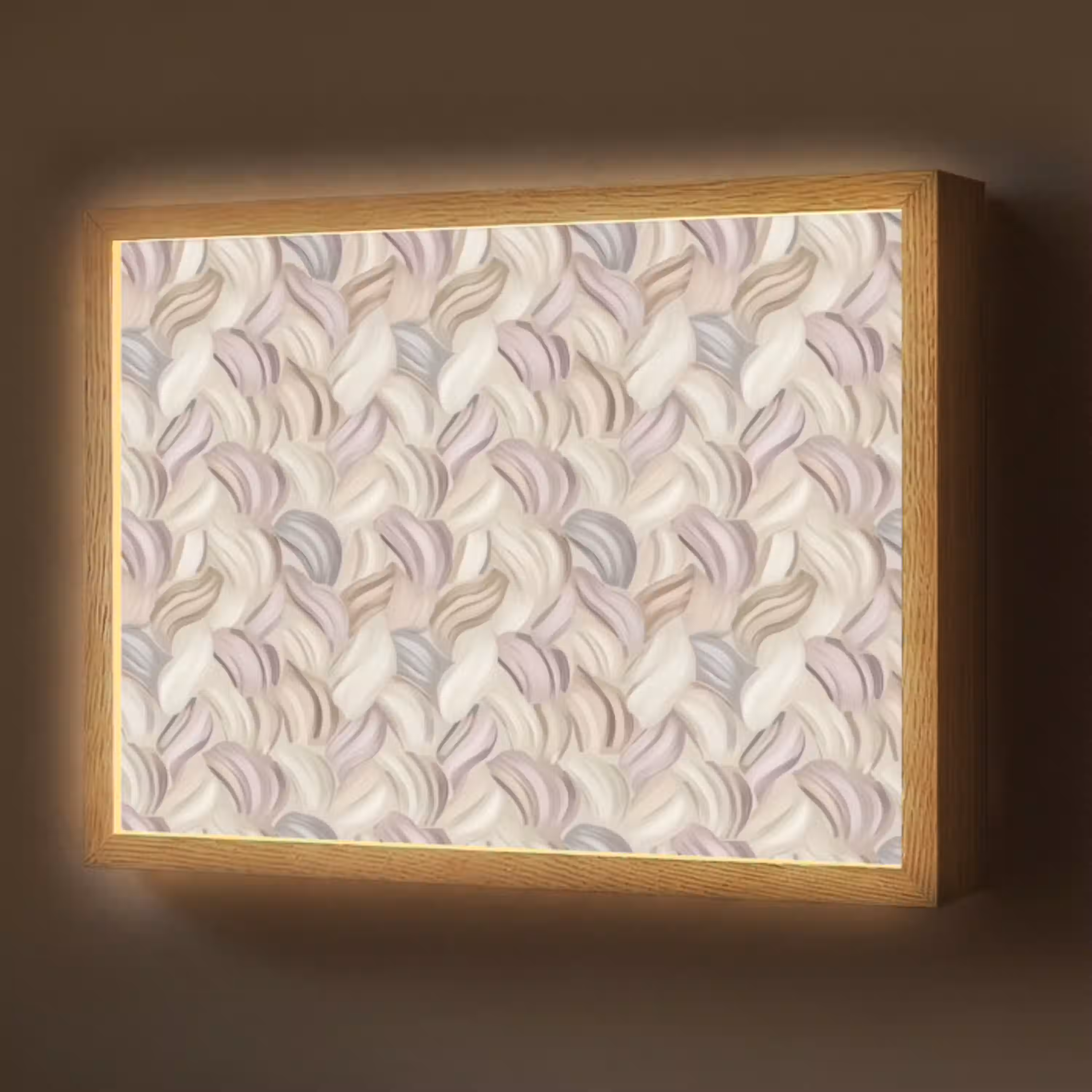 Abstract - Golvend - Pastel Light Box met batterij (Wandlamp) middel 907 -z3d_website