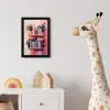 Planken - Boeken - Bladeren fotolijst zwart zonder passe partout klein -usfeer4_kinderkamer