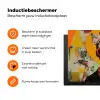 Vrouw - Bril - Strik - Retro Inductie beschermer vinyl 3mm klein -zzzzzzz-td-ups