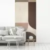 Geometrisch - Geweven structuur - Modern fotobehang vinyl groot -woonkamer