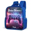 Controller - Neon - Game Kinderrugzak - Blauw middel -schuin