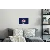 Vlinder - Maan - Bloemen - Sterrenhemel Muursticker klein -slaapkamer