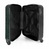Groene carbonstructuur NBS - Handbagage koffer - Volwassenen Unisex middel -binnenkant