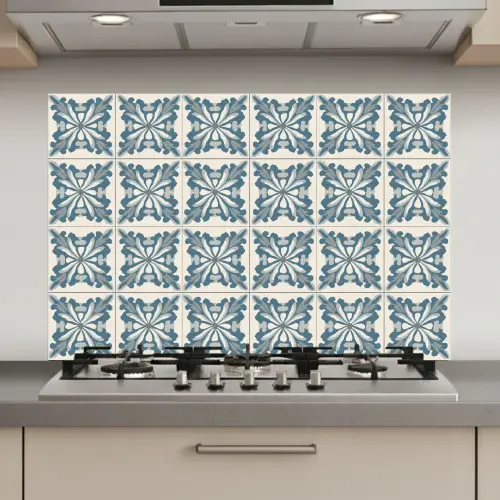 Dessin - Tegel - Blauw keuken achterwand spatscherm klein 900 -3d_website