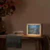 Van Gogh - Brug - Oude meesters Light Box met kabel (Tafellamp) klein -sfeer4