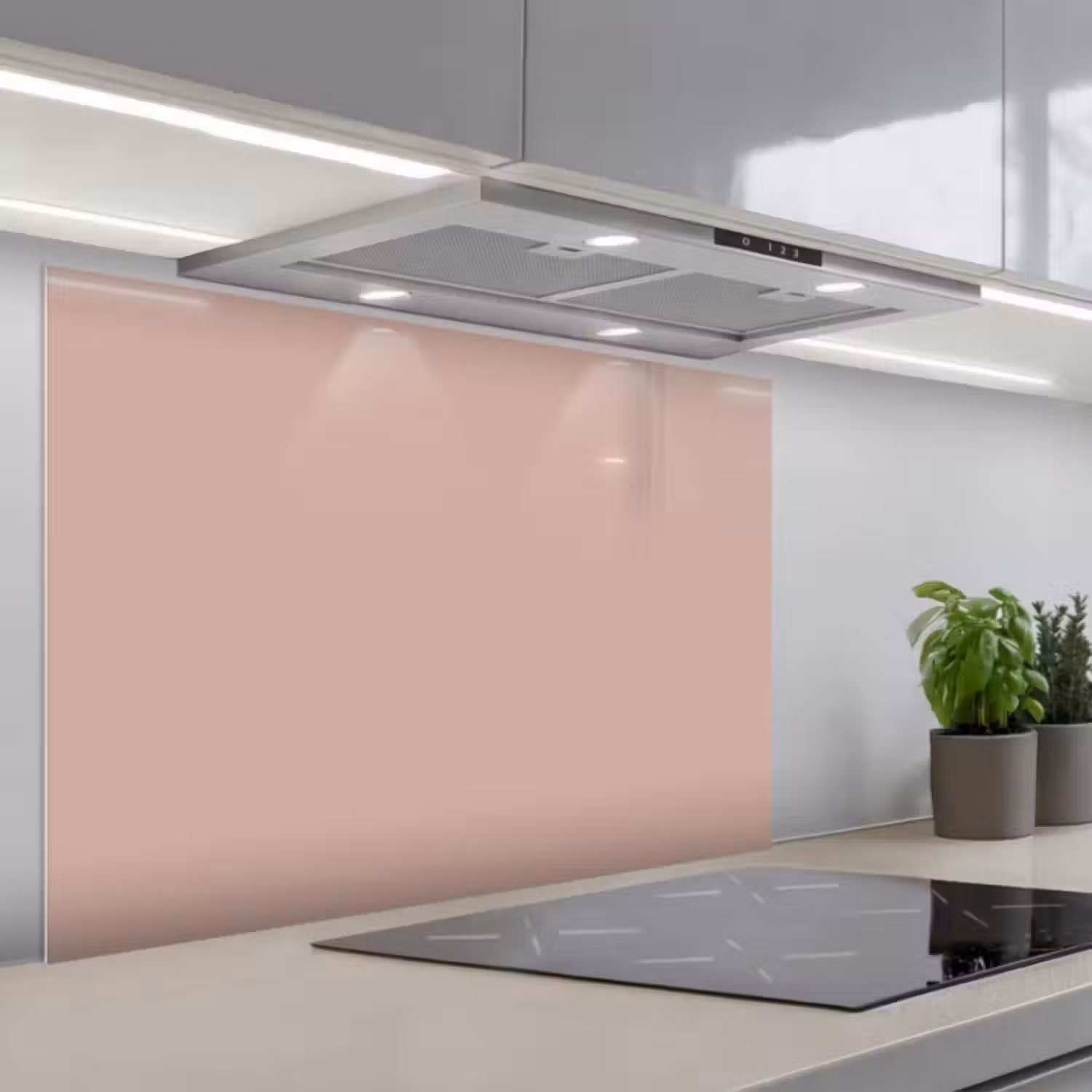Spatscherm keuken - Roze - Palet - Oud - Effen - Oudroze