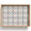 Bladvorm - Patroon - Kleurrijk Dienblad Rechthoek middel 911 -z3d_shopping