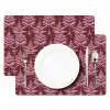 Blad - Patroon - Paars Placemat vinyl groot 368 -zzsfeer2_Kitchenyeah-website