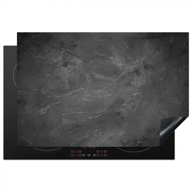 Structuur - Cement - Beton - Grijs - Vintage Inductie beschermer vinyl 3mm klein -3d