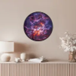 Space - Stars - Abstract - Colorful Fotolijst rond zonder passe partout klein -sfeer3