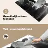 Koeien - Zwart - Wit Inductie beschemer met haakjes klein -ky-schoon-nl